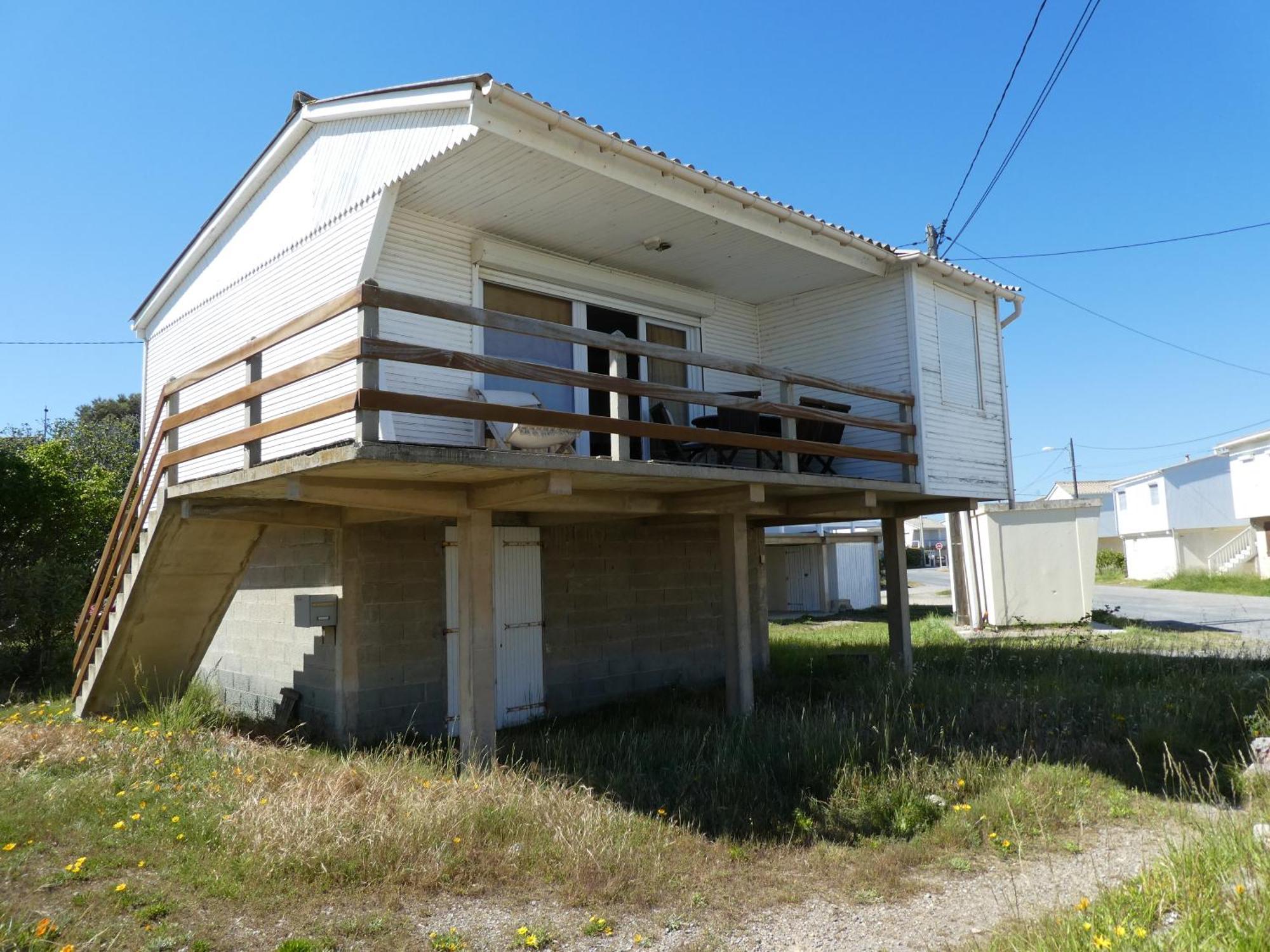 Un Chalet En Bois A La Plage Gruissan Exterior foto